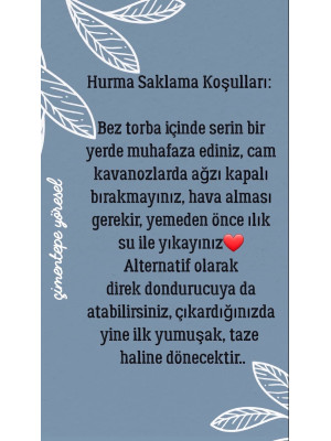 Trabzon Hurma Kurusu (1Kg)