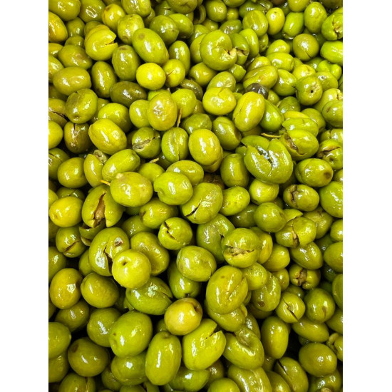 Köy Kırma Yeşil Zeytin xs boy 2025 mahsul (1Kg)