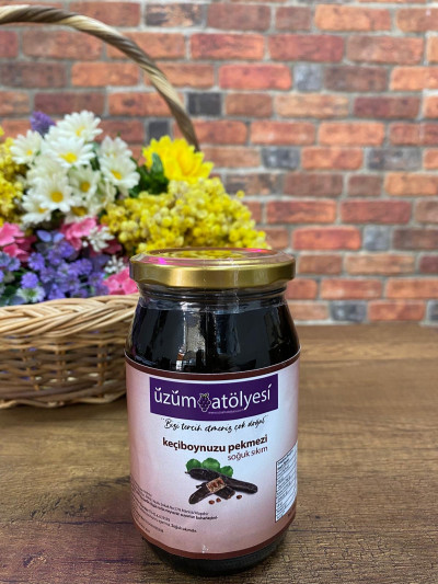 Keçiboynuzu Pekmezi Soğuk Sıkım 460gr Cam Şişe