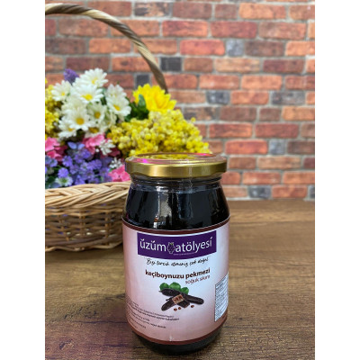 Keçiboynuzu Pekmezi Soğuk Sıkım 460gr Cam Şişe
