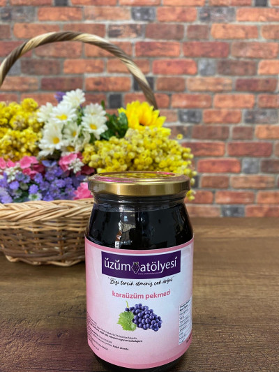 Kara Üzüm Pekmezi Soğuk Sıkım 460gr