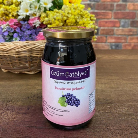 Kara Üzüm Pekmezi Soğuk Sıkım 460gr