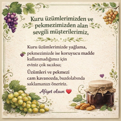 Manisa Sultaniye Çekirdeksiz Kuru Üzüm 1Kg