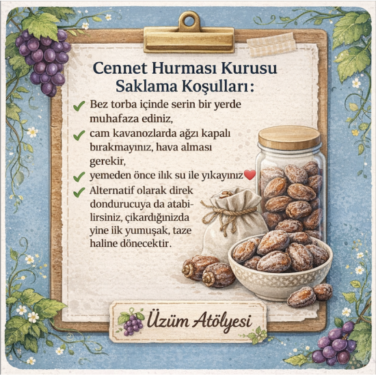 Trabzon Hurma Kurusu (1Kg)