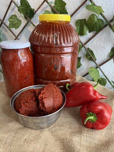 Güneşte Kurutma Tatlı Biber Salçası 1Kg (2025 mahsul) 2