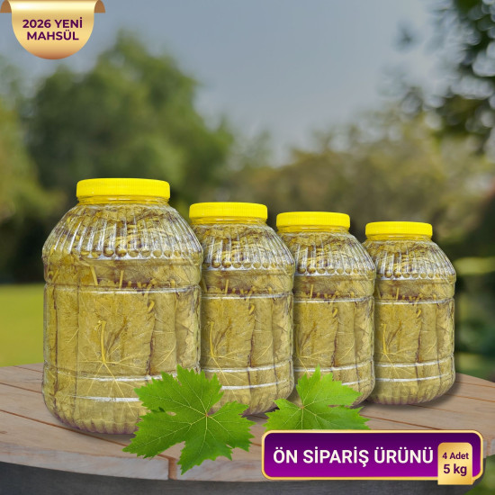 4x5Kg (Pet) Salamura Uç Yaprak 2026 sezon ön...