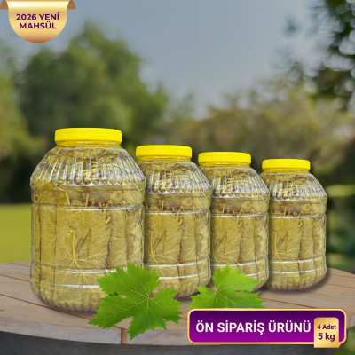 4x5Kg (Pet) Salamura Uç Yaprak 2026 sezon ön sipariş