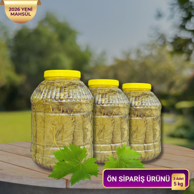 3x5Kg (Pet) Salamura Uç Yaprak 2026 sezon ön sipariş